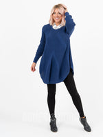 Agnes & Dora™ Cable Pullover Navy