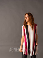 Agnes & Dora™ Swing Tunic Autumn Stripe