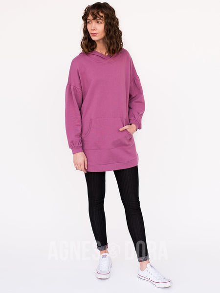 Agnes & Dora™ Puff Sleeve Pullover Orchid