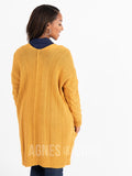 Agnes & Dora™ Boyfriend Cardigan Mustard