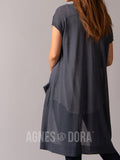 Agnes & Dora™ Sheer Duster Gunmetal