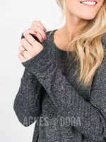 Agnes & Dora™ Urban Pullover Charcoal Gray