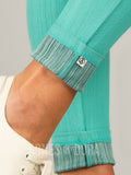 Agnes & Dora™ Knit Jeggings Turquoise  (reenforced elastic waistband)