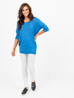 Agnes & Dora™ Dolman Tunic Azure