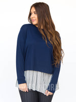 Agnes & Dora™ Pullover Navy