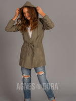 Agnes & Dora™ No Rain No Flowers Jacket in Olive