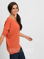 Agnes & Dora™ Dolman Tunic Papaya