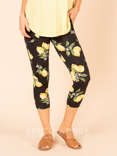 Agnes & Dora™ Pocket Crop Black Lemon