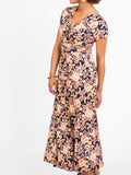 Agnes & Dora™ Crossover Maxi Dress I Got You Babe Navy Marigold