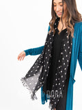 Agnes & Dora™ Everyday Scarf Diamond Dots - Vintage Black