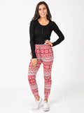 Agnes & Dora™ Everyday Jogger Alpine Fairisle - Haute Red