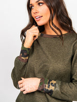 Agnes & Dora™ Behind the Seams Sweatshirt Camo