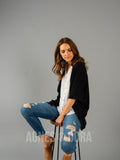 Agnes & Dora™ Staple Cardi Black