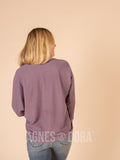 Agnes & Dora™ Batwing Sleeve Pullover Purple