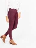 Agnes & Dora™ Knit Jegging Wine (reenforced elastic waistband)