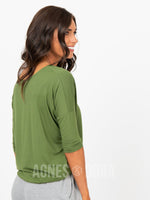 Agnes & Dora™ Dolman Tunic Leaf