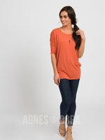 Agnes & Dora™ Dolman Tunic Papaya