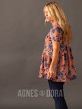 Agnes & Dora™ Muse Top Blush/Chambray Floral