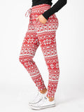 Agnes & Dora™ Everyday Jogger Alpine Fairisle - Haute Red