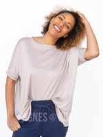 Agnes & Dora™ Boxy Tee Khaki