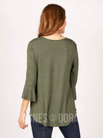 Agnes & Dora™ Festival Top Olive