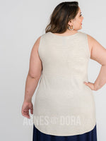 Agnes & Dora™ Essential Tank Heather Oatmeal