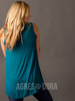 Agnes & Dora™ Essential Tank Scoop Neck Jade