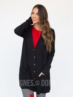 Agnes & Dora™ Favorite Cardi Black