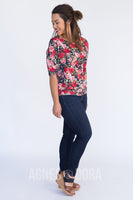 Agnes & Dora™ Dolman Tunic Perfectly Pink Navy