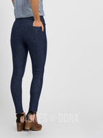 Agnes & Dora™ Knit Jegging Denim Rinse Floral