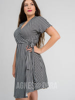 Agnes & Dora™ Signature Wrap Dress Gingham Girl