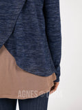 Agnes & Dora™ Cross Over Sweater Navy