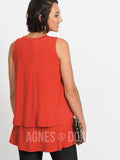 Agnes & Dora™ Tiered Tunic Nectarine