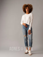 Agnes & Dora™ Pullover Sweater Ivory