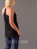 Agnes & Dora™ Lace Camisol Black