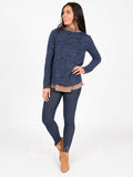 Agnes & Dora™ Cross Over Sweater Navy