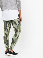 Agnes & Dora™ Knit Jeggings Olive Camo (reenforced elastic waistband)