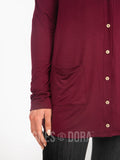 Agnes & Dora™ Favorite Cardigan Burgundy