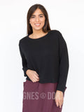 Agnes & Dora™ Pullover Black Sweater