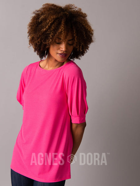 Agnes & Dora™ Elle Top Dark Pink