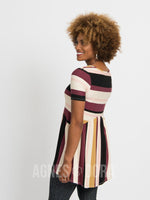 Agnes & Dora™ Muse Top Variated Stripe - Multi