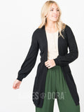 Agnes & Dora™ Blouson Cardigan Black