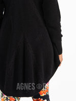 Agnes & Dora™ Cable Pullover Black