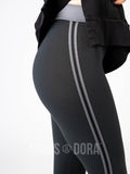 Agnes & Dora™ Leggings Racer Stripe Black