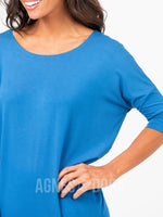 Agnes & Dora™ Dolman Tunic Azure