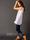 Agnes & Dora™ Muse Tank White