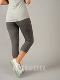 Agnes & Dora™ Legging Crop Steel Grey