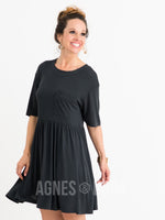 Agnes & Dora™ Modern Tunic Dress Black