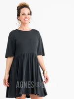 Agnes & Dora™ Modern Tunic Dress Black