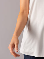 Agnes & Dora™ Essential Tank Scoop Neck Ivory